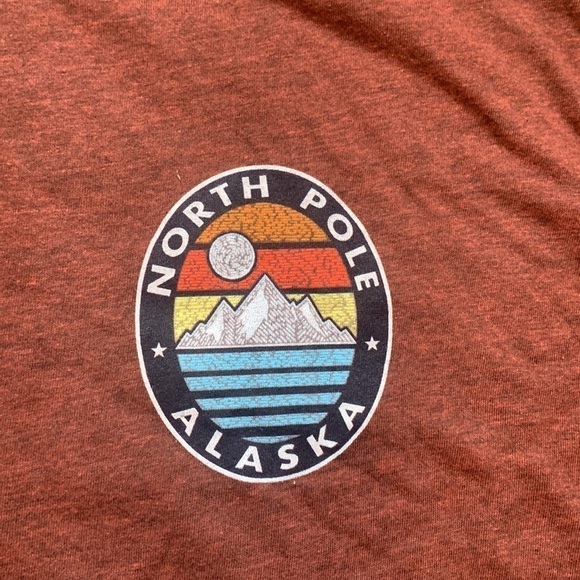 NWT New North Pole Alaska Graphic Tee from Santa Claus House XXL - Picture 2 of 4